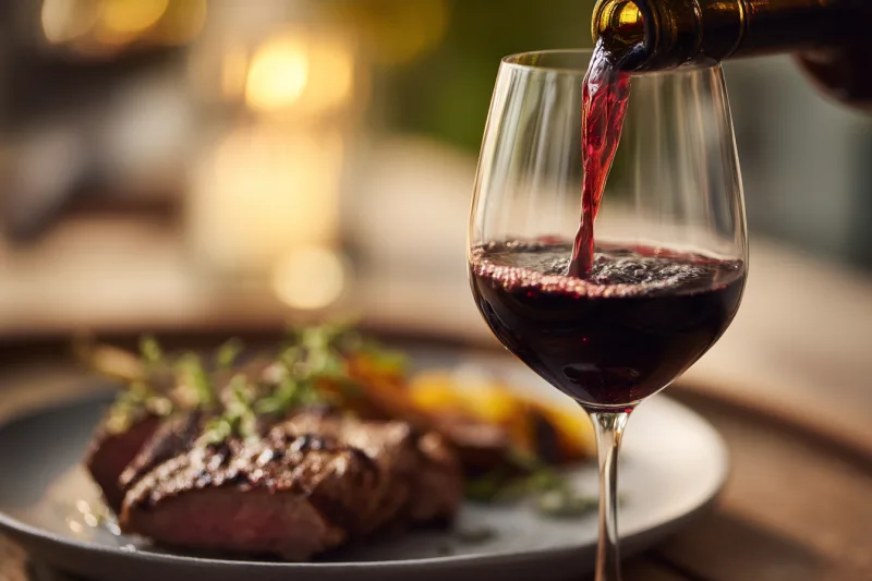 Accords vin rouge bio viande